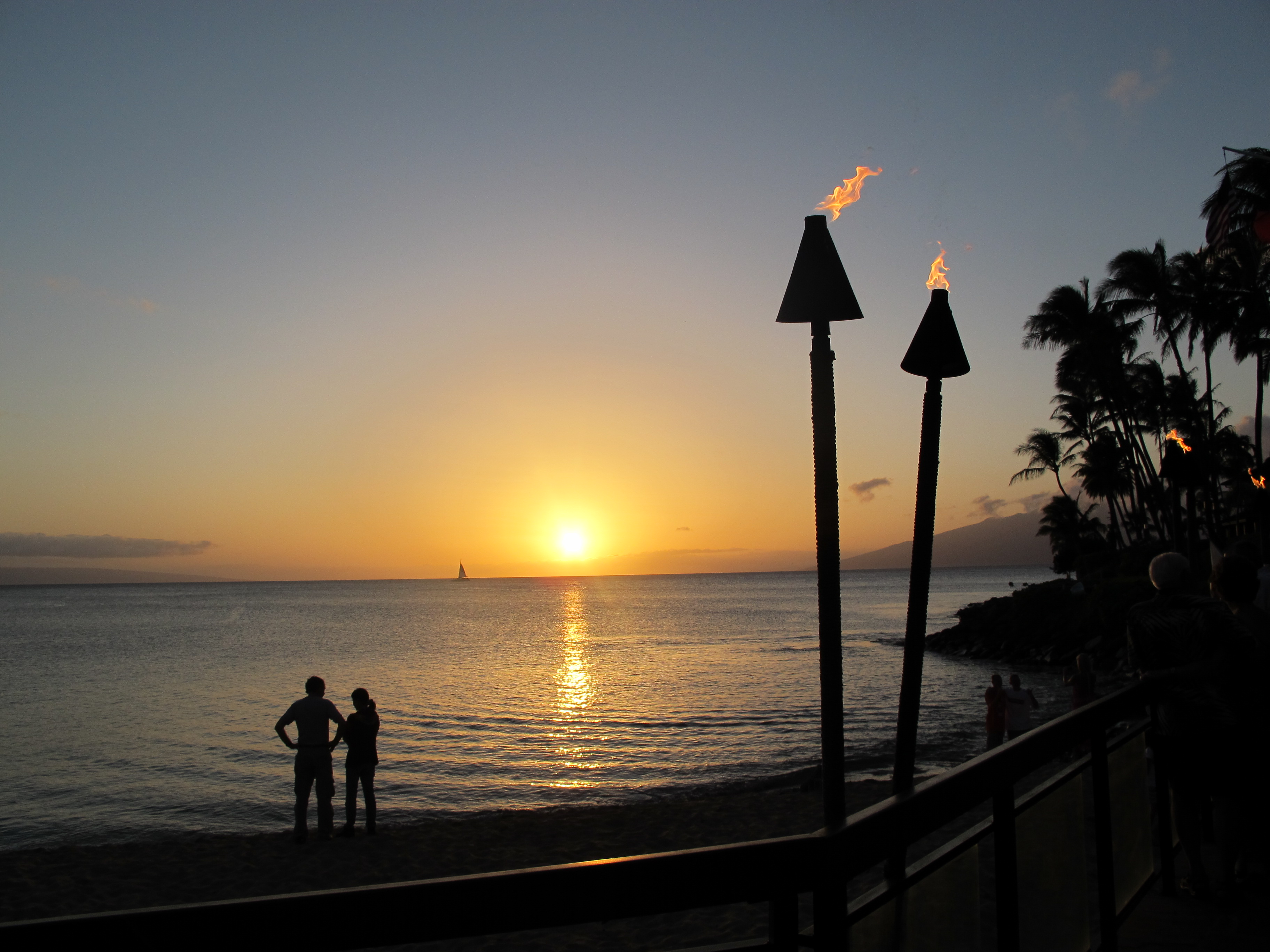 Sunsets are magical at Napili Beach, Maui. JIM BYERS PHOTO